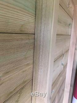 8x6 Pressure Treated Wooden Garden Shed, BRAND NEW T&amp;G 