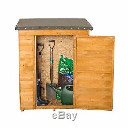 Outdoor Forest Garden Wooden Storage Wall Overlap Shed 
