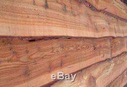 10 Pack 15mm Weany Edge Timber Cladding 2.4m Long Live edge Shed Garden Fence