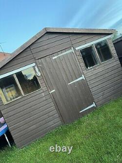 10 x 8 wooden garden shed
