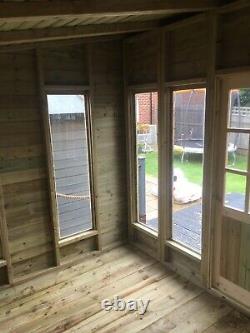 10x10'Bernard Garden Room' Heavy Duty Wooden Garden Shed/Summerhouse