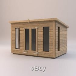 10x10'Don Morris' Wooden Garden Room, Summerhouse, Studio, Shed Heavy Duty