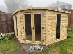 10x10 corner house summerhouse garden room shed summer house office man cave