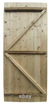 10x4 Garden Shed Shiplap Pent Roof Tanalised Pressure Treated Door Left End