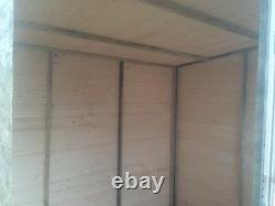 10x4 T&G GARDEN SHED HEAVY 12MM TONGUE AND GROOVE PENT ROOF HUT WOODEN STORE