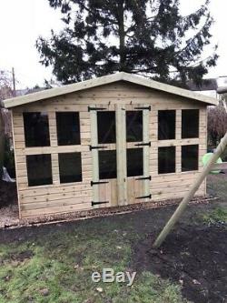 10x6'Lydian' Wooden Garden Room/Shed/Summerhouse Heavy Duty Tanalised Bespoke