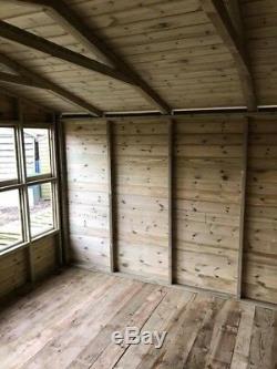 10x6'Lydian' Wooden Garden Room/Shed/Summerhouse Heavy Duty Tanalised Bespoke
