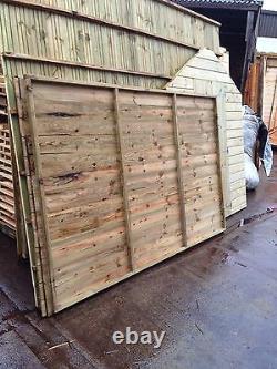 10x6 Pressure Treated Wooden Garden Shed Slight Seconds Fully T&G Tanalised Hut