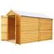 10x6 WOODEN GARDEN SHED DOUBLE DOOR APEX WINDOWLESS SHEDS 10ft x 6ft New Un Used