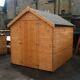 10x6 WOODEN GARDEN SHED FULLY T&G APEX HUT 12mm TREATED STORE NO WINDOWS
