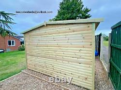 10x6 summerhouse shed loglap workshop garden office man cave heavy duty t&g