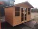 10x8 APEX SUMMER HOUSE, WOODEN SHED/GARDEN BUILDING FREE FITTING!
