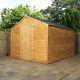 10x8 Budget Single Door Shiplap Apex Wood Wooden Garden Shed Store B GRADE