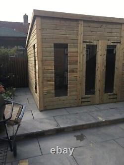 10x8'Don Morris' Wooden Garden Room, Summerhouse, Studio, Shed Heavy Duty