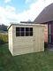 10x8 GARDEN SHED TANALISED T&G WOODEN STORE PENT GEORGIAN STYLE OUTDOOR HUT