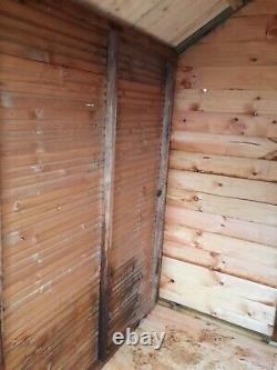 10x8 Garden Shed Wooden Hut Fully T&G 8x6 & 10 x 8 sizes Factory second item