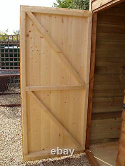 10x8 Loglap security wooden garden storage shed FULLY T&G THROUGHOUT