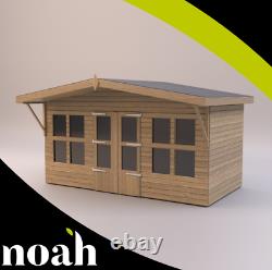 10x8'Lydian' Heavy Duty Wooden Garden Room, Shed, Summerhouse Tanalised Bespoke