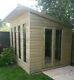 10x8 PRESSURE TREATED Lined Home Tanalised Studio/shed Garden room Witley Range