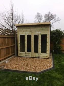 10x8'Roseberry' Wooden Garden Studio/Summerhouse/Shed Heavy Duty Tanalised