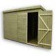 10x8 Wooden Garden Shed Shiplap Pent Shed Tanalised Pressure Treated