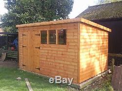 12x8 Or 14x6 Wooden Garden Shed 13mm T/g 2x2 Cls Frame 1 Thick Floor
