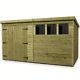 12 x 6 Wooden Shed Garden Storage Sheds Tools Store NEW Waterproof Outdoor Wood