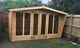 12ft X 8ft 19mm Wooden Garden Summerhouse Winter Gazebo/sheds Apex Roof Shape