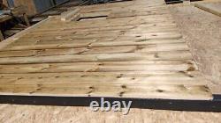 12ft x20ft Heavy Duty Wooden Garage Timber Workshop Garden Shed 25mm TGV +Skids