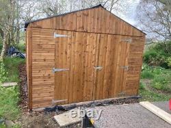 12ft x 20ft Heavy Duty Wooden Garage Timber Workshop Garden Shed. Storage Shed