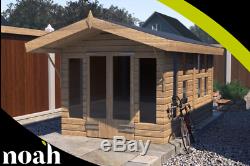 12x10'Oswald Summerhouse' Heavy Duty Wooden Garden Shed/Summerhouse/Garden Room