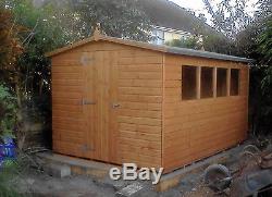12x8 Full Tonge & Groove Wooden Garden Shed 12ftx8ft T&G Wooden Garden Shed