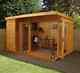 12x8 Garden room with side shed