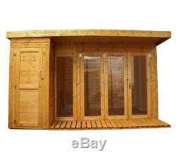 12x8 Garden room with side shed
