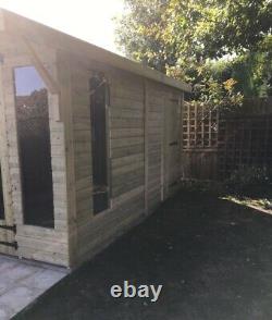 12x8'Oswald' Wooden Garden Room-Shed-Summerhouse Heavy Duty Tanalised Bespoke