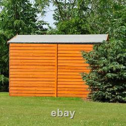 12x8 Overlap Double Door No windows Garden Storage Outdoor Wooden Shed