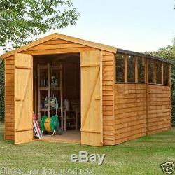 12x8 WOOD SHED FREE DELIVERY NEW UN USED WOODEN GARDEN 12ft x 8ft STORAGE SHEDS