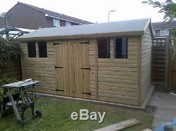 12x8 apex ultimate tantalised garden shed