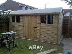 12x8 apex ultimate tantalised garden shed