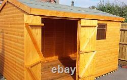 14'X6' Wooden Garden Shed Heavy Duty DELIVERED & INSTALLED T&G 13mm Timber Hut