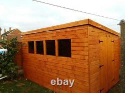 14'X8' Wooden Garden Shed T&G DELIVERED & INSTALLED Heavy Duty Workshop Store