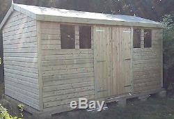 14 x 8 19mm Tanalised & Pressure Treated T&G Apex Garden Shed