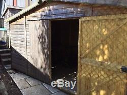 14 x 8 Garden Shed Wood Bespoke Cabin Quality Patio Summerhouse/workshop
