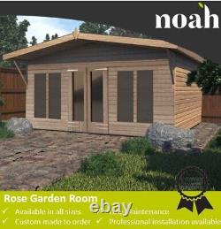 14x10'Rose Garden Room' Heavy Duty Wooden Garden Shed/Summerhouse
