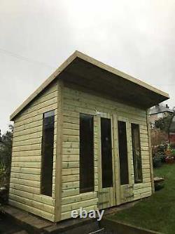 14x10'Roseberry Summerhouse' Heavy Duty Wooden Garden Shed/Summerhouse