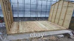 14x10 Shed Apex 13mm T/g, Tan Extra Height 10 3x2 Cls Frame 19mm T/g Floor