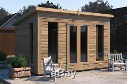 14x6'Don Morris Summerhouse' Heavy Duty Tanalised Wooden Garden Room, Shed
