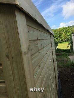 14x8'Alton Workshop' Heavy Duty Wooden Garden Shed/Workshop/Garage Tanalised