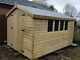 14x8 SHED APEX ROOF 13MM T/G TAN 3X2 CLS FRAME 19MM T/G FLOOR 13MM T/G ROOF
