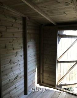 14x8'Winchester' Wooden Garden Shed/Workshop/Summerhouse, Heavy Duty Tanalised